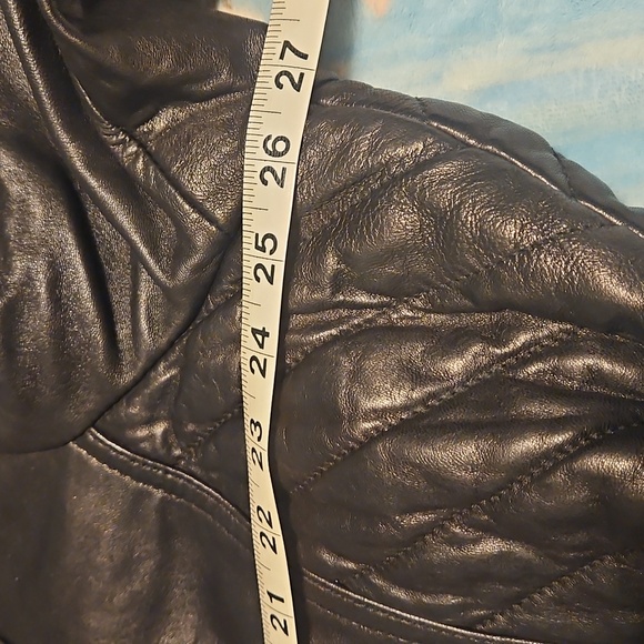 Wilsons Dark Brown Leather Hooded Winter Jacket Coat (3X) - Picture 13 of 14